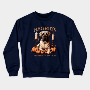 Hagrid's Pumpkin Vintage Mastiff Dog Fang Crewneck Sweatshirt